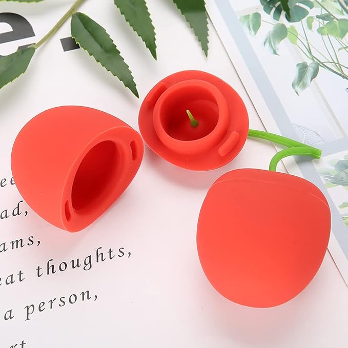 Lip Plumper, Women Portable Cherry-Shaped Lip Plumper Enhancer Lip Enhancement Device Beauty Tool with High-Quality Silicone for Mom or Girlfriend Increasing The Fullness of The Lips