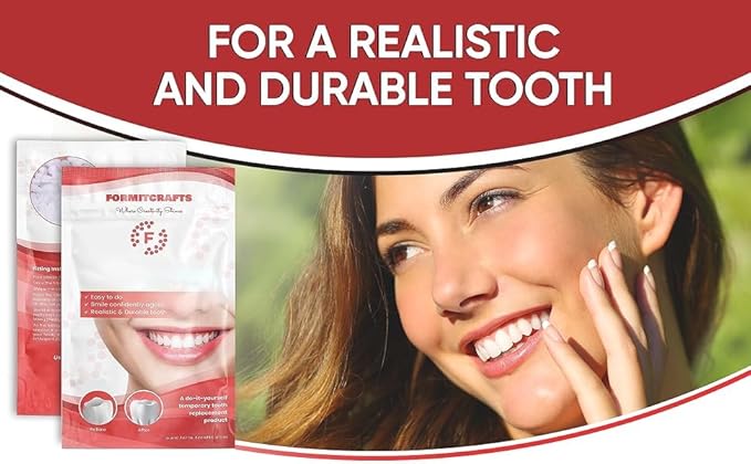 Thermoplastic Beads 40 Grams for Teeth Repair Plus Dental Tools–for DIY Tooth Filling – Moldable Thermal Beads for Teeth Repair – Ideal for Chipped, Cracked Teeth – Realistic and Durable
