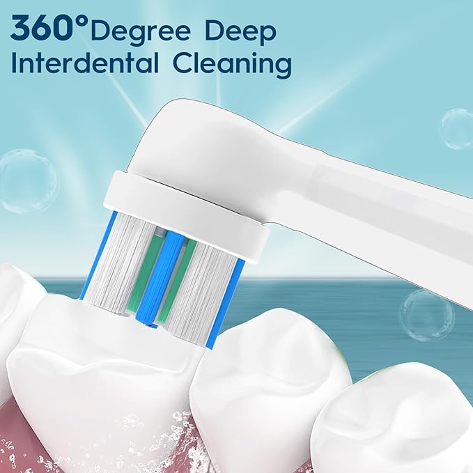 12PCS iO Replacement Heads Compatible with Oral B IO 2/3/4/5/6/7/8/9/10 Series Electric Toothbrush,Compatible with Oral B io Series Toothbrush Heads with Medium Bristles,White