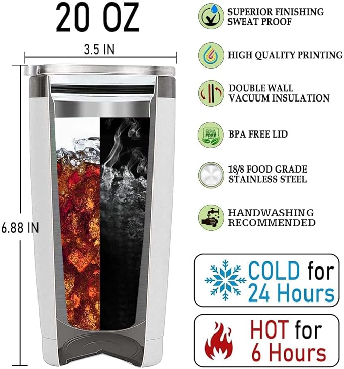 Personalized Dentist Gifts for Women Coffee Tumbler Cup Travel Mugs Water Bottle for Wife Daughter Mom Christmas Birthday Mother's Day Valentine 20oz Insulated Stainless Steel with Lid