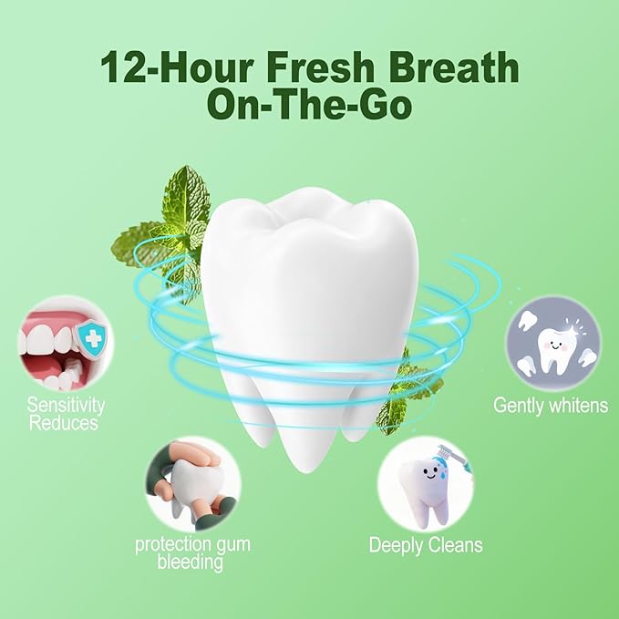 0.18oz Small Toothpaste Travel Size Bulk,Mini Toothpaste Travel for Hotel Camping Gym Office School Homeless30