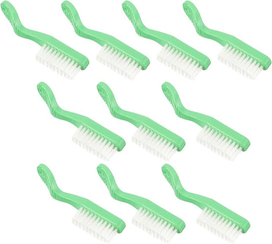 Abaodam Wear-Resistant Prison Toothbrush 10pcs Small Soft Bristle Oral Cleaning Brush Short Handle for Daily Use and Portable Travel Hygiene