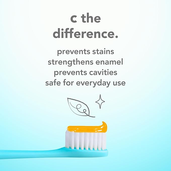 hello Vitamin C Whitening Toothpaste with Fluoride, Whitening SLS Free Toothpaste Pack, Up to 2 Shades Whiter Teeth, No Peroxide, Safe for Everyday Use, Natural Peppermint, 2 Pack, 4.0 Oz Tubes