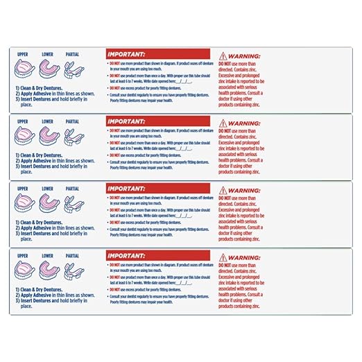 Fixodent Plus Scope Secure Denture Adhesive 2.0oz (Pack of 4)