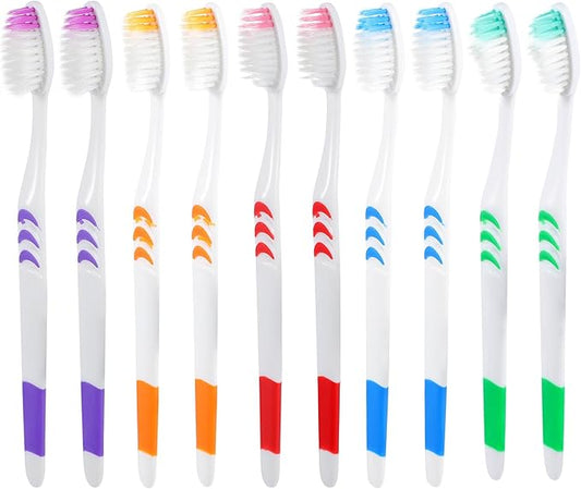Disposable Toothbrushes 30pcs Travel Size Soft Bristle Oral Care Toothbrushes for Home Hotel Use Portable Family Pack