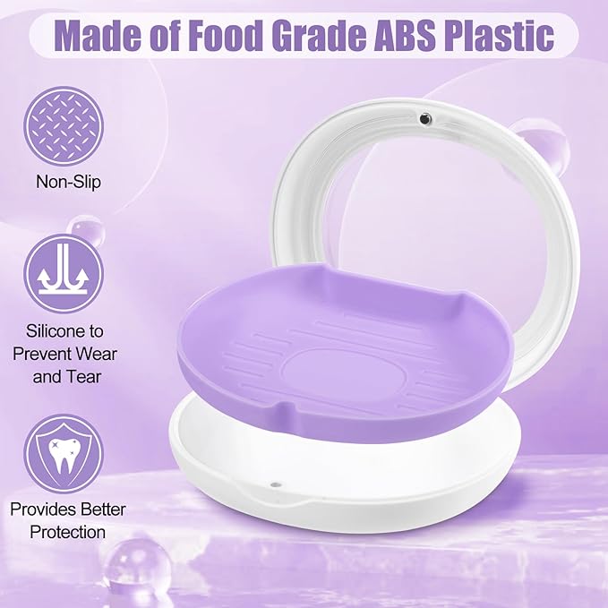 Retainer Case,Aligner Case,Compatible with Invisalign,Aligner,Contain Remover Tool,Chewies,Cute Retainer Case