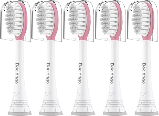 Kids Replacement Heads for Philips Sonicare Kids Toothbrush Heads,for Phillips Sonicare HX6042/94, HX6340,HX6321,HX6320/30,Standard Child Brush Head for Philips Sonic Care,5 Pcs, Pink