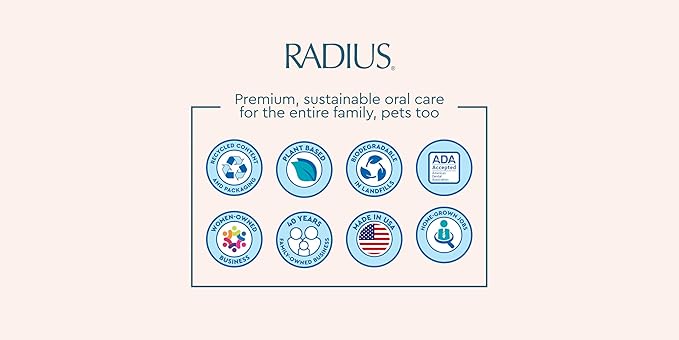 RADIUS Flex Brush with Soft Bristles Toothbrush BPA Free & ADA Accepted Designed to Improve Gum Health & Reduce Issues - Right Hand - Black/Purple - Pack of 1
