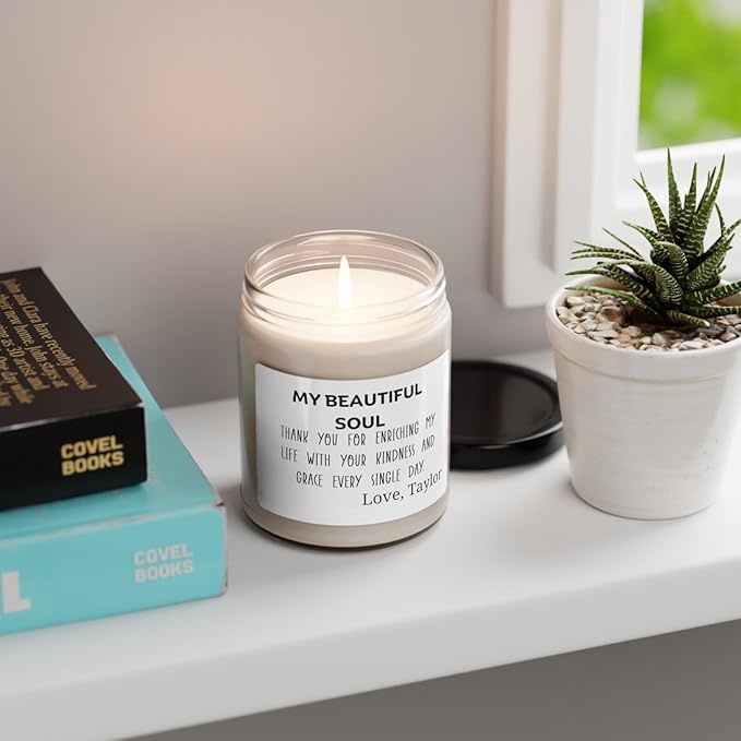 Happy Anniversary Candle, Anniversary Candle Gifts for Men Husband Wife, Couples Gifts, Birthday Gifts for Her, Girlfriend, Boyfriend, Soy Scented Candle for Couple, Anniversary Couples Gifts Ideas