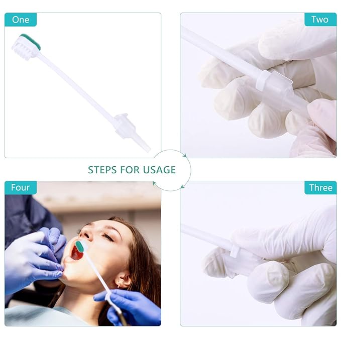 Oral Care Single Use Suction Swab Toothbrush （50pcs）