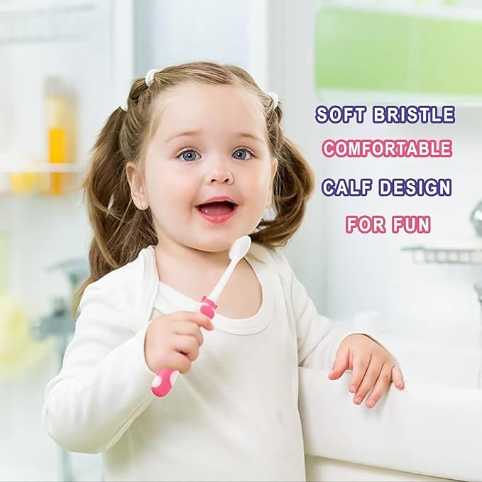 200 pcs Disposable Kids Toothbrush Bulk Individually Wrapped, Toddler Toothbrushes for Kid Age 2+ Children Toothbrush Set Soft Bristles Boys Girls Toothbrush