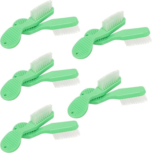 ROMISBABA Large Head Soft Bristle Prison Toothbrush 10pcs with Short Handle Wear-Resistant Manual Toothbrushes for Travel and Daily Oral Care