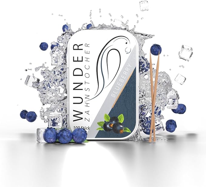 Wonder Toothpick - Flavored toothpicks - Stop Nail Biting - Fresh Breath with Flavoured toothpicks - Teeth Cleaning to go - Sugar-Free, Vegan