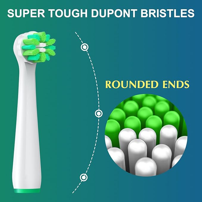 Replacement Toothbrush Heads Compatible with Oral B Braun Pro 1000 Electric Toothbrush Heads, 8 Count Precision Clean Brush Heads Refill Compatible with Oral B Pro 100/500/1000/1500/Genius X