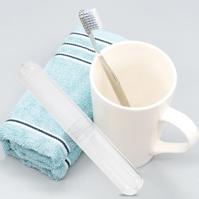 5Pcs Travel Toothbrush Cases with Breathable Covers Portable Toothbrush Holders Organizer for Outdoor and Business Trips Multi-Color Protective Containers