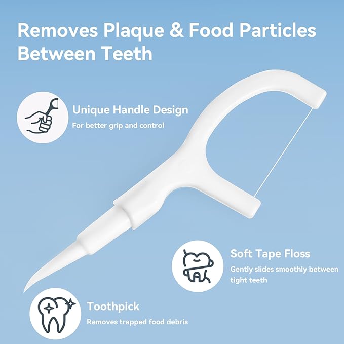 20 Count Disposable Toothbrushes with Toothpaste Individually Wrapped, 5-in-1 Pre-Pasted Mini-Brush+Floss+Pick+Tongue Scraper, On The Go Toothbrush with Freshening Bead, Coolmint