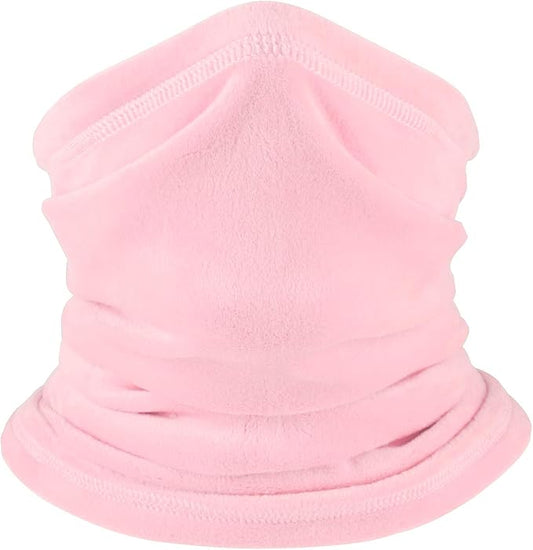 Polar Fleece Neck Warmer - Windproof Winter Neck Gaiter Cold Weather Face Mask For Men Women - 1 Pack