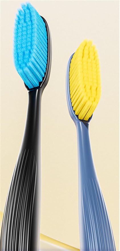 Extra Soft toothbrushes for Adults，Suitable for Sensitive Teeth and People with periodontal Disease,Big and Long Toothbrush Head. 【8 Count (Pack of 1)】