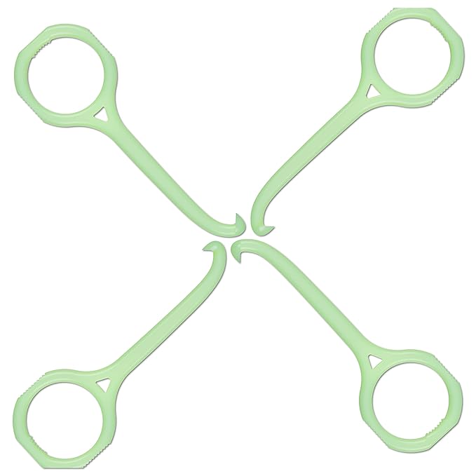 Aligner-B-Out v2 | Groovy Green 4 Pack | Invisalign Remover Tool & Aligner Remover Tool For All Aligners & Removable Retainers | Orthodontist Recommended Invisalign Accessories