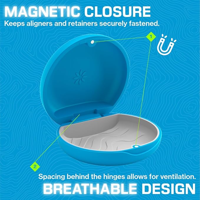 INVISALIGN Aligner Mandibular Advancement Case, Blue
