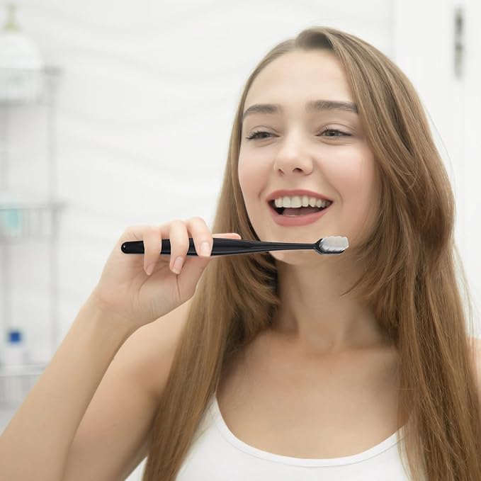 Soft Bristle Toothbrush Set 4Pcs for Adults Pregnant Women Manual Oral Care Soft Toothbrushes for Sensitive Gums Daily Cleaning