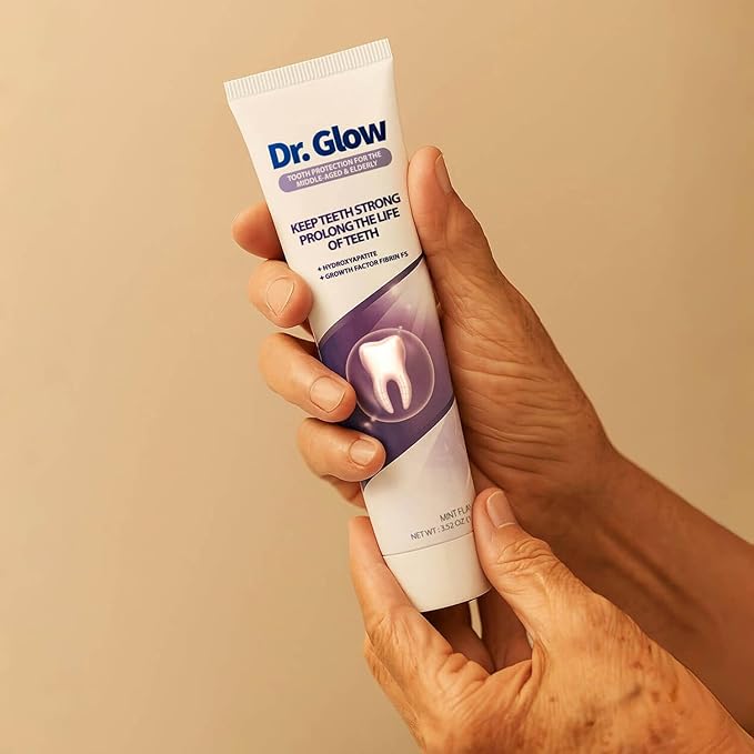 Gingivitis Treatment Toothpaste for Elderly & Mid-Aged, Gum Repair for Receding Gums Hydroxyapatite Toothpaste, Periodontal Disease Treatment for Seniors, Fluoride Free Gum Disease Treatment