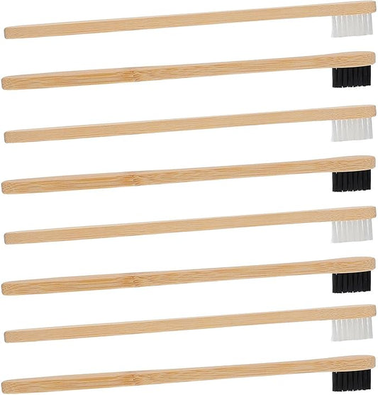 20pcs Toothbrushes for Women and Men Small Head with Soft Bristles Ergonomic Biodegradable Handles Lightweight Eco-Friendly Tooth Cleaning Tools Black and White