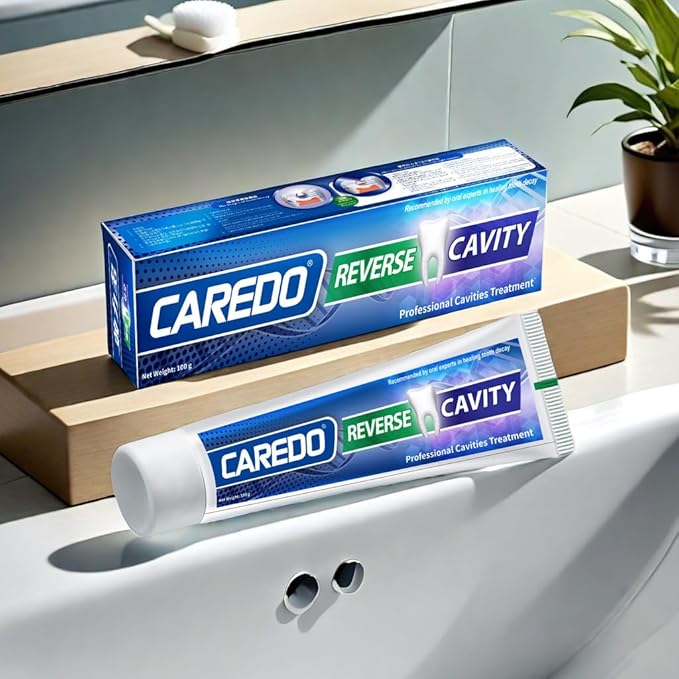 Cavity Reversal Hydroxyapatite Toothpaste for Adults, Cavity Tooth Filler as Home Cavity Repair, Fluoride Free Reverse Cavities Treatment for Tooth Decay Repair, Remineralizing Repair 2-Pack