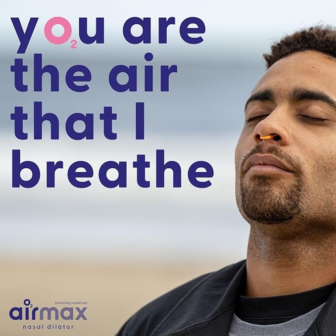 Airmax Nasal Dilators - Anti Snore Device - Small - 6-Month Relief - Cure for Snoring - Recommended by Physicians - Blue - One-Pack