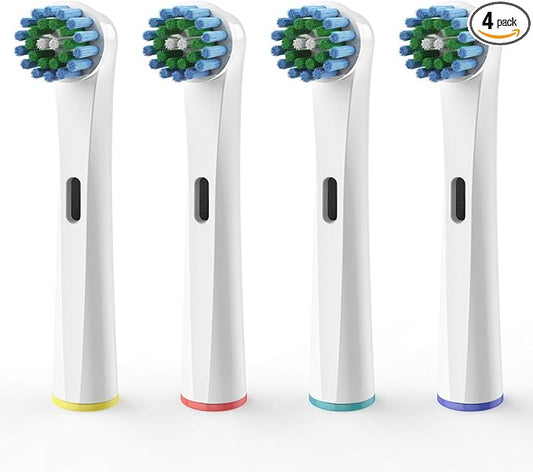 Best Replacement Toothbrush Heads for Oral-B,Compatible with Oral-B Braun Electric Toothbrush, 4 Count