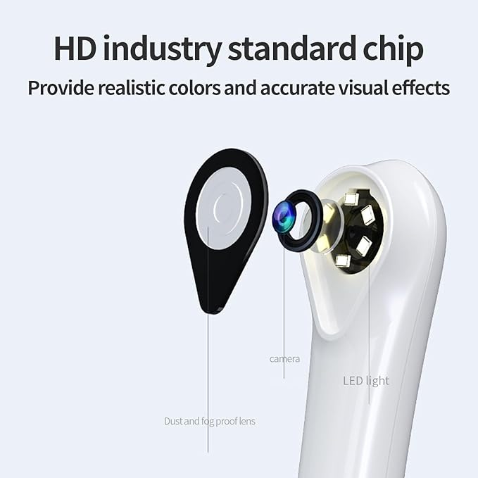 Super Clear Intraoral Camera&Dental Camera,Visual Intraoral Camera Dental with Mirco USB/Type-C/USB Connector for Personal Android Devices,Easy to Use for Android or PC(Not for iPhone)