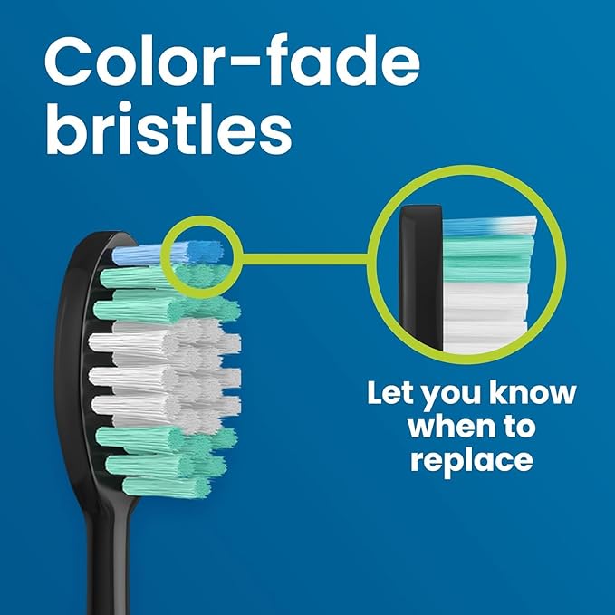 Replacement Toothbrush Heads 20 Pack Compatible with AquaSonic Black Series, Vibe Series, and Duo Series Pro Electric Toothbrush, Black
