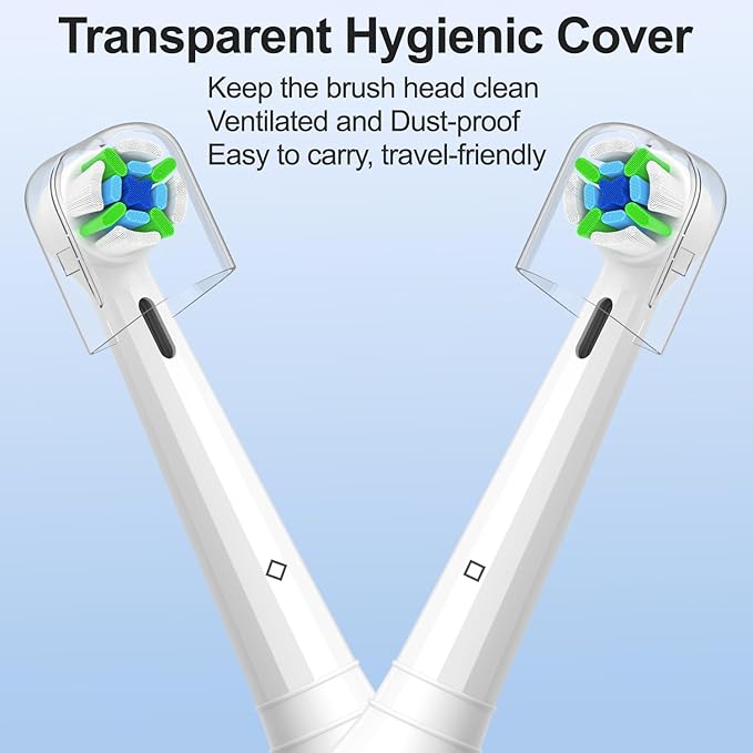 Replacement Heads Compatible with Oral B iO Electric Toothbrush, Replacement Toothbrush Heads Fit for Oral-B iO 2/3/4/5/6/7/8/9/10 Series Toothbrush, 8 Packs (White)
