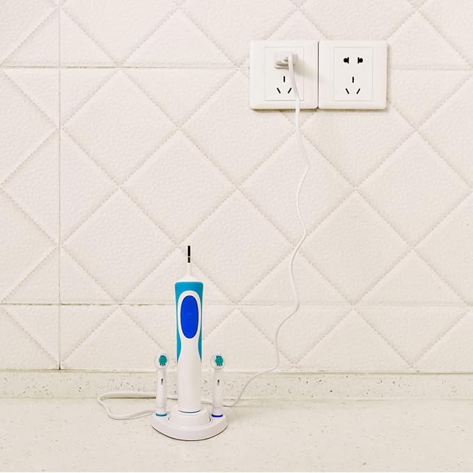 LazyMe Single Charger Holders Toothbrush Heads Holder Compatible for Oral-B, for Oral-B D Series, PRO Series (2 Pack)