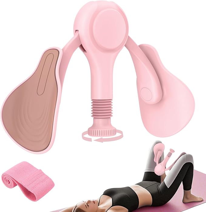 Upgraded Thigh Exerciser Kegel Exerciser, Adjustable Resistance Pelvic Floor Muscle Exercise Devices, Inner Thigh Workout Pelvic Trainer for Women, Home Workout Equipment for Hip, Leg, Arm