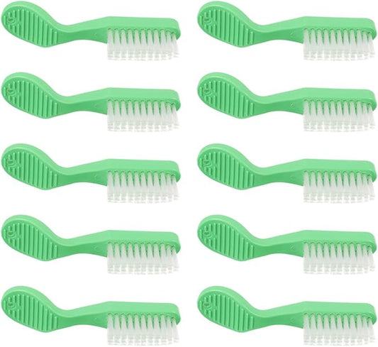 WOFASHPURET 20Pcs Manual Short Handle Toothbrushes Large Brush Head Soft Handle Disposable Mini Toothbrushes for Travel and Oral Care