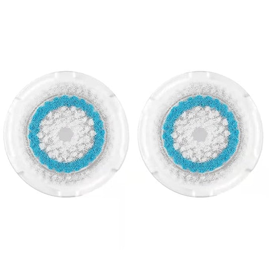 Brush Head Replacements Compatible with Clarisonic Mia 1, Mia 2, Mia Fit, Alpha Fit, Smart Profile Uplift and Alpha Fit (Blue2 Packs)