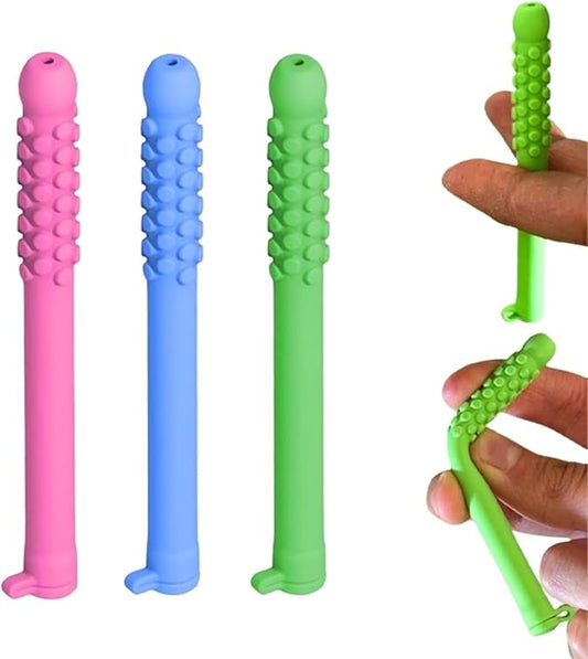 Chewable Essential Oil Breath Stick – Reusable Aromatherapy Silicone Stick for Focus & Fresh Breath