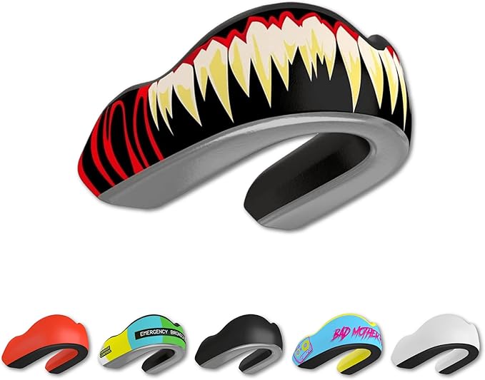 DAMAGE CONTROL Extreme Impact Mouth Guard – Sports Mouthguard for Boxing, MMA, BJJ, Hockey, Rugby, Lacrosse, & More – Mouthpiece for Teeth & Jaw Protection, for Youth & Adults (Adult, SymBite)