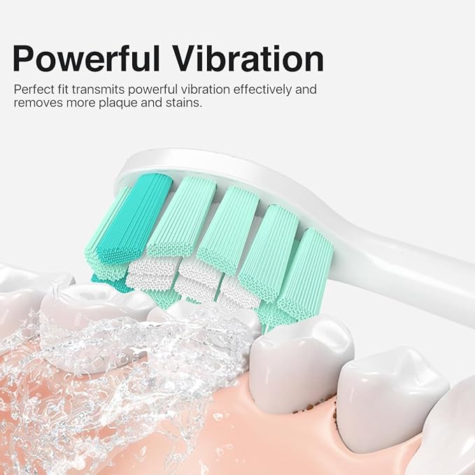 Replacement Toothbrush Heads for Philips Sonicare Replacement Heads,Electric Replacement Brush Head Compatible with Phillips Sonicare Electric Toothbrush C2,C1,4100,for Philips Sonic Care Brush,6 Pcs