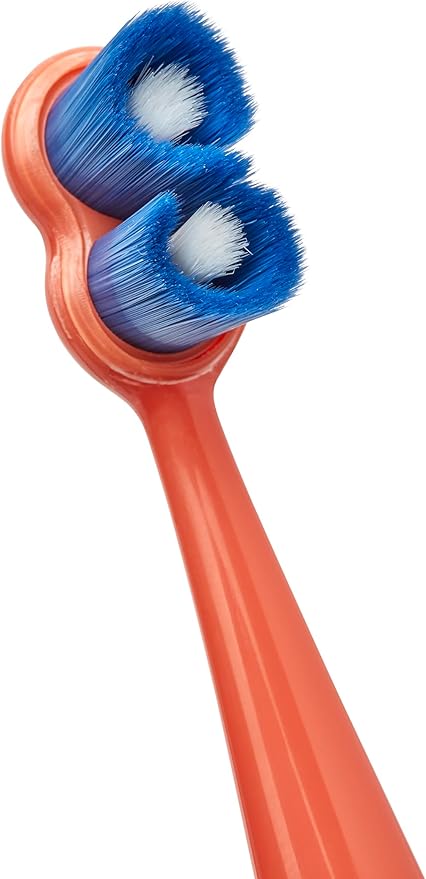 SuperMouth® SuperBrush Jr.® Kids Manual Toothbrush – Soft Patented SuperBristles® Clean Baby Teeth 30X Better, Gentle Plaque Removal, Augmented Reality Teaches Proper Brushing