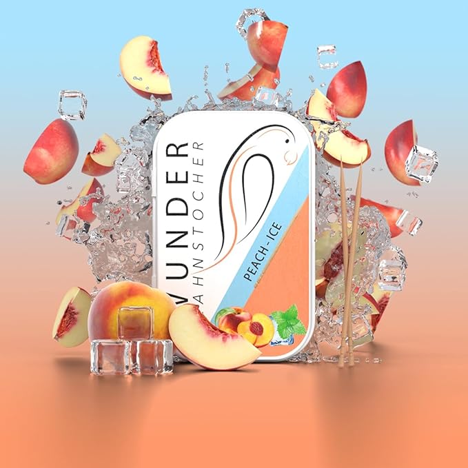 Wonder Toothpick - Flavored toothpicks - Chewing Gum Plastic-Free - Stop Nail Biting - Fresh Breath with Flavored toothpicks - Teeth Cleaning to go - Sugar-Free, Vegan