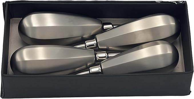 Veterinary Winged Elevators for Pet Dental Procedures Stainless Steel Elevators for Dogs, Cats & Small Animals Precision Winged Tools for Safe Tooth Elevation & Extraction (4-Piece (2mm–5mm))