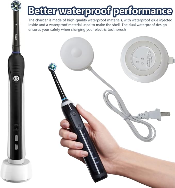 YYU for Oral-B iO Charging Base - Magnetic Replacement for Series 7/8/9 Toothbrushes - White