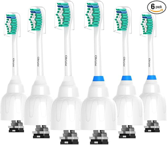 Toothbrush-Replacement-Heads for Philips-Sonicare, Replacement-Toothbrush-Heads Compatible with Philip Sonicare Fit for E-Series Essence Xtreme Elite Advance and Cleancare, 6 Pack