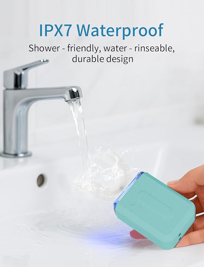 U-Shaped Electric Toothbrush, 48,000 VPM, 4 Modes, 60-Second Clean, Magnetic Contact Charging