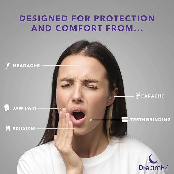 Anti Grinding Mouth Guard for Clenching Teeth at Night, Professional Dental Night Guard for Grinding and Bruxing, Made in The USA (2-Pack)