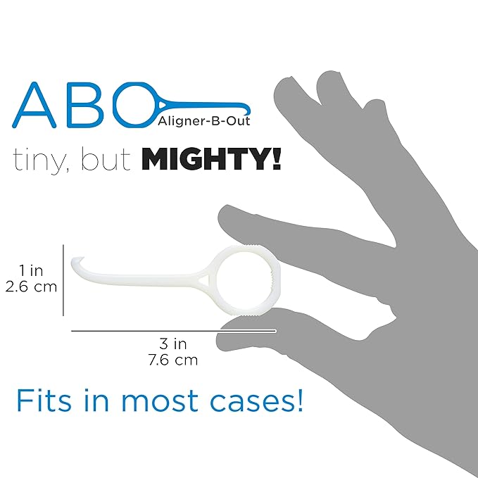 Aligner-B-Out v2 | Wild White 4 Pack | Invisalign Remover Tool & Aligner Remover Tool For All Aligners & Removable Retainers | Orthodontist Recommended Invisalign Accessories