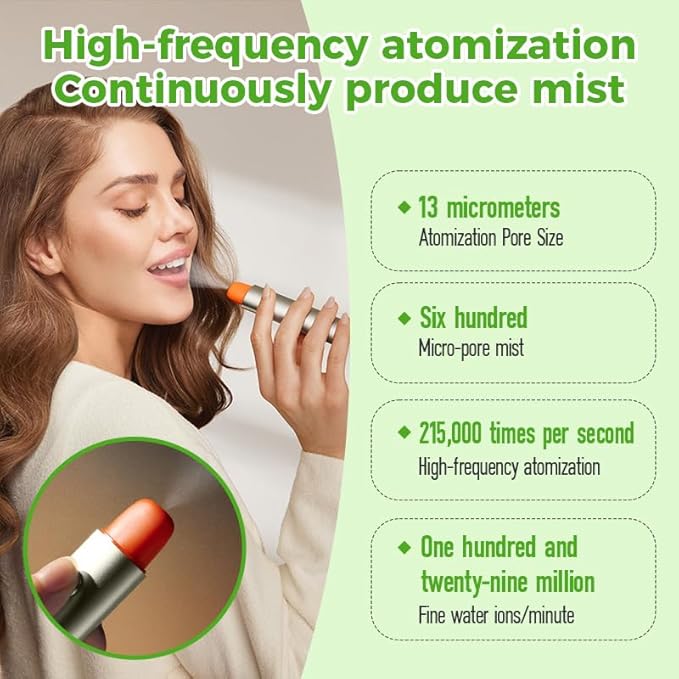 Smart Electric Oral Spray - Probiotic Mouth Spray Fresh Breath, Alcohol Free Breath Spray, Mouth Freshener Spray, Rechargeable, Travel Size, With 4 Flavors Cartridges