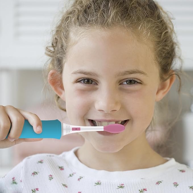 Kids Replacement Toothbrush Heads for Philips Sonicare Kids Replacement Heads, Soft Standard Brush Head for 7-12 Child,for Phillips Sonic Care Electric Small Brush HX6032/94,HX6320,4 Blue+4 Pink